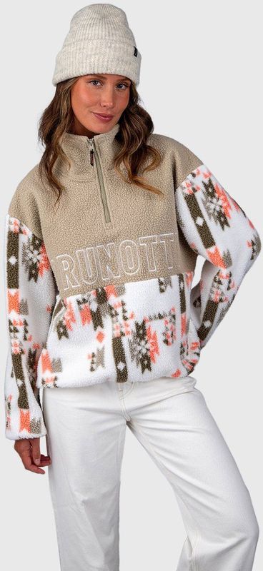 Brunotti - Chondra Print Fleece - Multi - Dames Trui