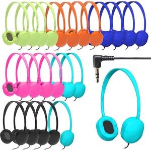 Solacis Koptelefoon kinderen met draad - Koptelefoon kind - Koptelefoon met kabel - Verstelbaar - Volumebegrenzer - Must have voor uw kind!