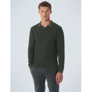 No Excess Mannen Pullover Polo Donker Groen S