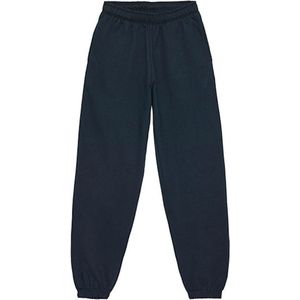 College Cuffed Joggingsbroek met elastische taille Navy - M