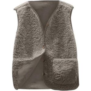 Teddy Fleece Vest Dames Herfst Winter Casual Mouwloos