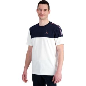Le Coq Sportif Tri N°2 T-shirt Met Korte Mouwen Wit S Man