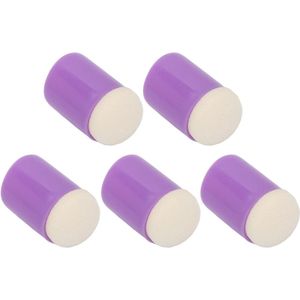 Donkere kringdekkingset sponspers voor glad mengen incl. 20 stuks vingerpads