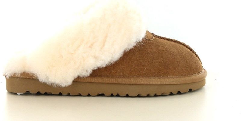 Hafjes - Cozzia - Pantoffel - Zwart - Suède - 100% Wol