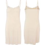 Gaubert Onderjurk / Slipdress - Spaghetti bandjes - Kant - L - Beige