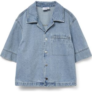 VERO MODA - VMMARY 2/4 V-NECK DNM SHIRT SI313 - Dames - Blouses