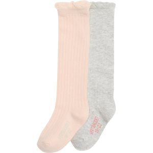 Set van 2 Paar Babysokjes - Poederroze - Katoenmix