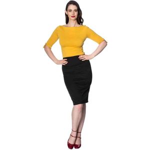 Dancing Days Longsleeve top -XL- OONAGH BASIC Geel