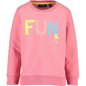 Blue Seven-Kids Girls knitted sweatshirt-Salmon orig