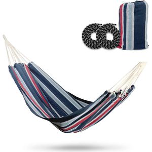 Tuinhangmat Malaga Tweepersoons blauw-rood Sofatel