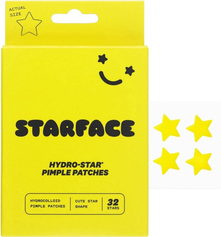 Starface - Hydro-Star Pimple Patches - Geel - 32 Stuks - Hydrocolloïde Puistjespleisters