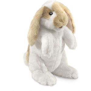 Folkmanis Handpop Staand Konijn / Stehender Hängeohrhase / Standing Lop Rabbit