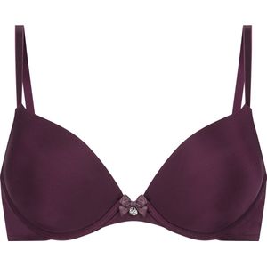 Hunkemöller Dames Lingerie Voorgevormde beugel bh Plunge - Paars - maat C75