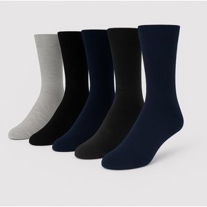 Bixtra Paris Business Sokken – 5-Pack Premium Comfort – Katoen – 39-42