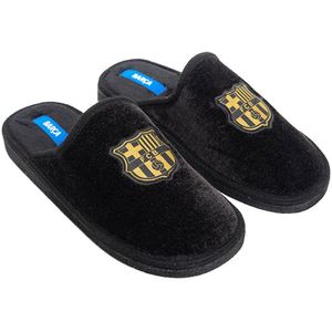Marpen - FC Barcelona - Pantoffels - Zwart - Effen Ontwerp