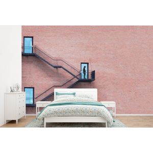 Deur - Muur - Trap - Architectuur - Behangpapier
