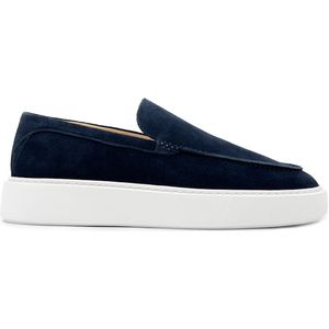 Dutch'D ® Loafers - Instapper - Navy Blauw V2 - Luxe - Sportief - Suede leer - Atmos - Maat 39