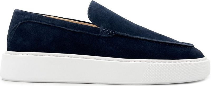 Dutch'D ® Loafers - Instapper - Navy Blauw V2 - Luxe - Sportief - Suede leer - Atmos - Maat 39