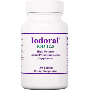 Optimox – Iodoral 12,5 mg – Jodium Supplement – 180 Tabletten