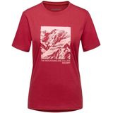 Mammut - Core Panorama - T-shirt - Rood - Korte Mouwen