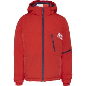 Tommy Jeans - Doudoune - Heren - Rood - Grafisch Ontwerp