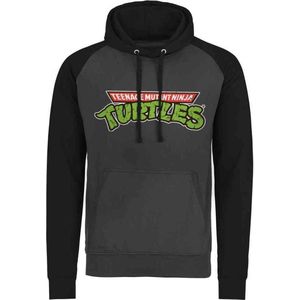Teenage Mutant Ninja Turtles Hoodie/trui -S- Classic Logo Grijs/Zwart