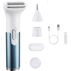 Dailysuppliess Epileerapparaat Dames - Epilator - Ontharingsapparaat - Wit met Blauw