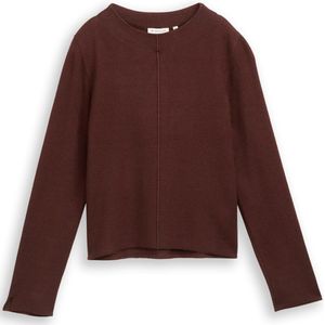 Tom Tailor Cropped gebreide trui met opstaande kraag