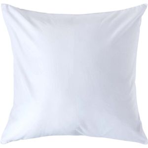 Homescapes kussensloop 48 x 74 cm - Wit, 100% Egyptisch katoen, draaddichtheid 1000