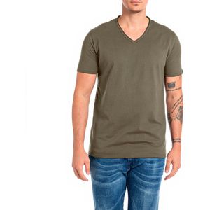 Replay M3591a.000.2660 T-shirt Met Korte Mouwen Groen L Man