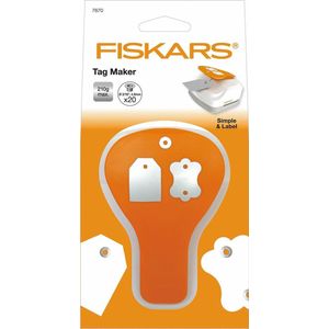 Fiskars 3 in 1 Label maker - met 20 eyelets - Simpel en Label