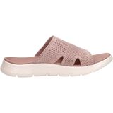 Lichtroze - Sandalen - Sleehak - Goga Mat Voetbed - Open Neus