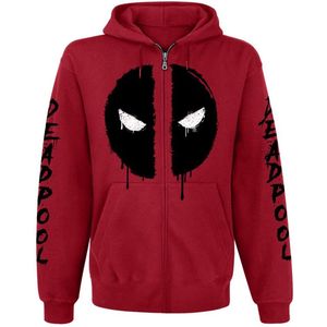 Deadpool Logo Heren Vest met capuchon - rood - M