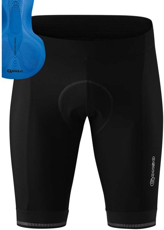 Sportbroek - Rood - 65% Polyamide, 35% Elastaan - Heren met Zitkussenconcept