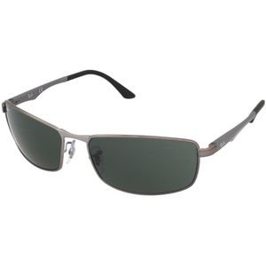 Ray-Ban RB3498 004/71 - zonnebril - Staalgrijs / Groen Klassiek - 64mm