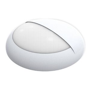 Noxion LED Bulkhead Pro V2 Wit 12/16/20W 2400lm - 830-840-865 CCT | 325mm - IP65 - Bewegings- en Lichtsensor - Nood 3H + Ooglid Ring Wit.