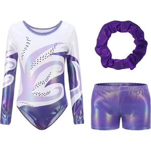 Turnsetje Lois LM - paars - maat 146/152