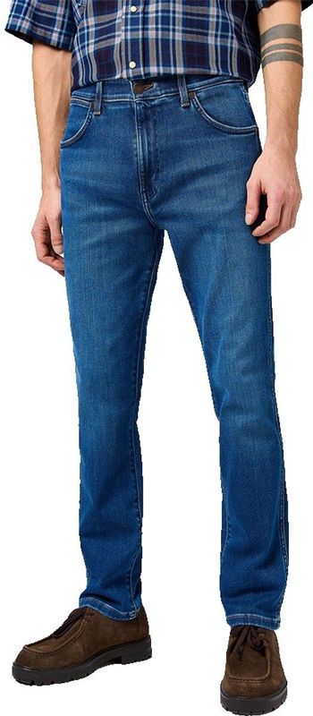 Wrangler - Larston - Spijkerbroek - Strak - Taps toelopende pijp