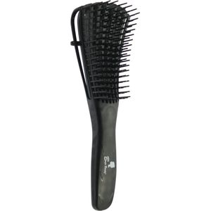 BenjaBeauty Anti klit Haarborstel - Haarborstel - brush - Haarverzorging - Krullen borstel - detangler brush - Zwart