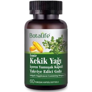Botalife - Tijmolie Softgel - Tijmolie Capsule - Tijmolie- Voedingssupplement - Wild Oregano Oil - Kekik Yağı Kapsülü - Halal - 60 Stuks