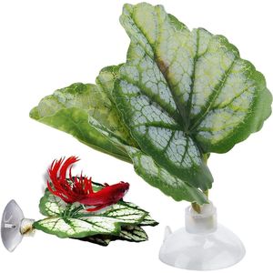 Leaf Cushion Fighting Fish Leaf Hammock Green Aquarium Viewlight
