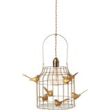 Hanglamp goud kinderkamers-s| hanglamp babykamers-skinderlampens-skinderhanglampens-shanglamp met vogeltjes |