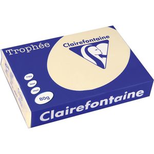 Clairefontaine - Gekleurd Papier - Gems - 80 g/m² - A4 - 500 Vellen