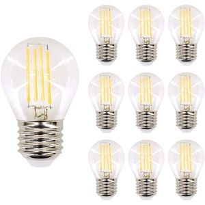 Bemko Premium LED Lamp E27 - vervangt 30W (4W) - 440lm - 2700K Warm Wit - 230V - 10 stuks