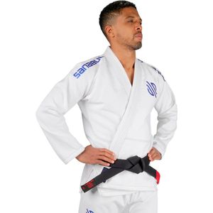 Sanabul Essential Lichtgewicht Braziliaanse Jiu Jitsu Gi - Voorgekrompen katoen - IBJJF goedgekeurd - Wit - maat A1