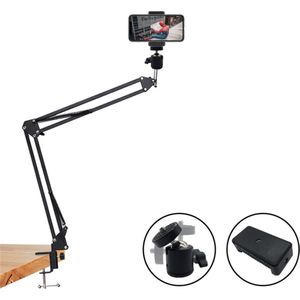 Flexibele Telefoonhouder met Klem| Telefoonhouder | flexibel Arm | Felexibel telefoonhouder Arm | Telefoonhouder Standaard | Aluminium Verstelbare Arm HiCHiCO® Incl. Bluetooth Afstandsbediening