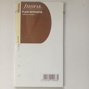 FILOFAX PERSONAL NAVULLING BLANCO PAPIER CREME 50 VEL