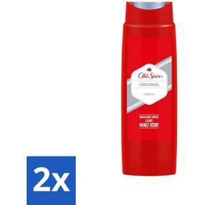 Old Spice - Original - Douchegel - Reinigt, Verfrist & Verzorgt - 250 ml - Voordeelverpakking - 2 stuks