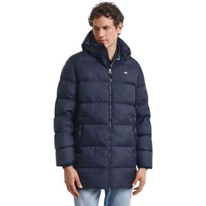 Gant - ACTIVE CLOUD - Gewatteerde Lange Jas - Met Tweewegsritssluiting