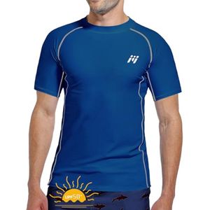 Rash Guard voor Heren - Lange en Korte Mouwen, UV Bescherming en Sneldrogend voor Zwemmen, Surfen en Watersport